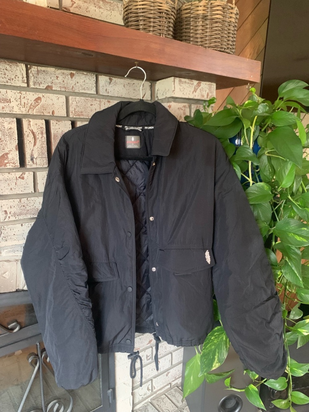 Free People Black Quilted Winter Jacket - [Brand Unspecified]